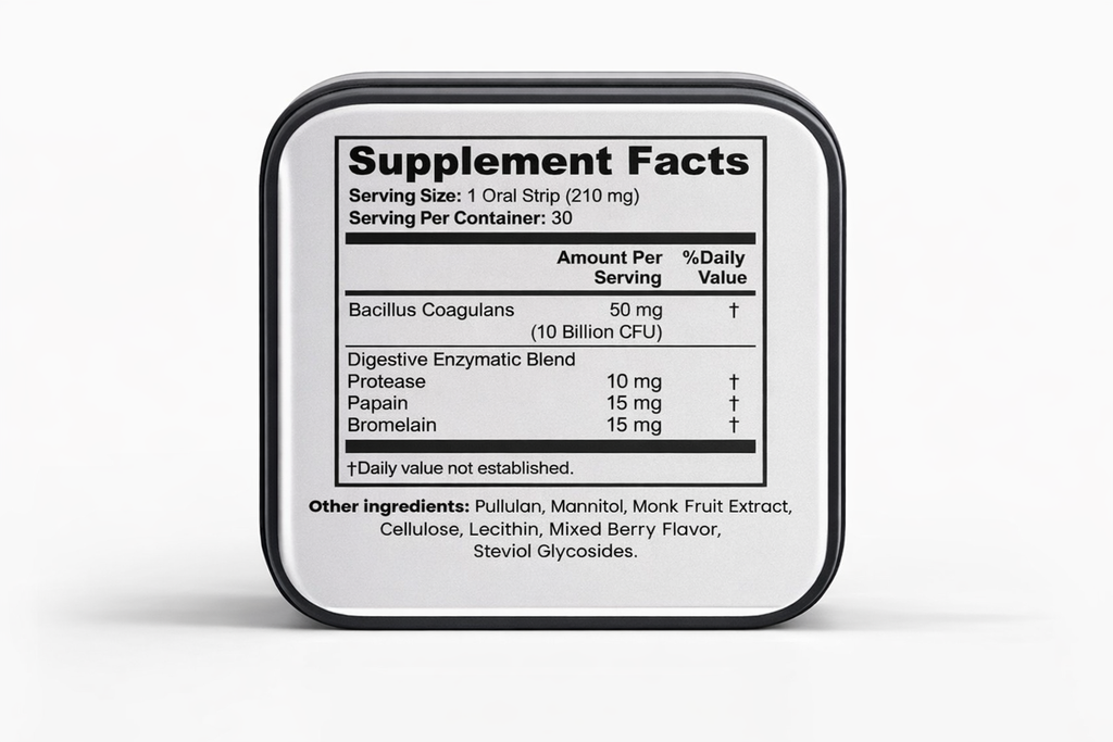 Digestive + Gut Health Strips