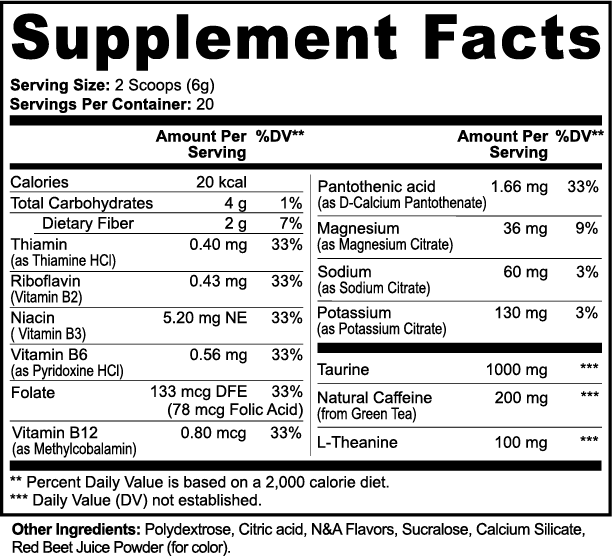 Energy Powder (Guava Berry)